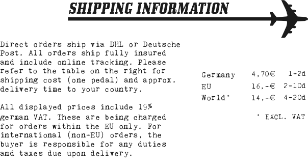 Shipping Info